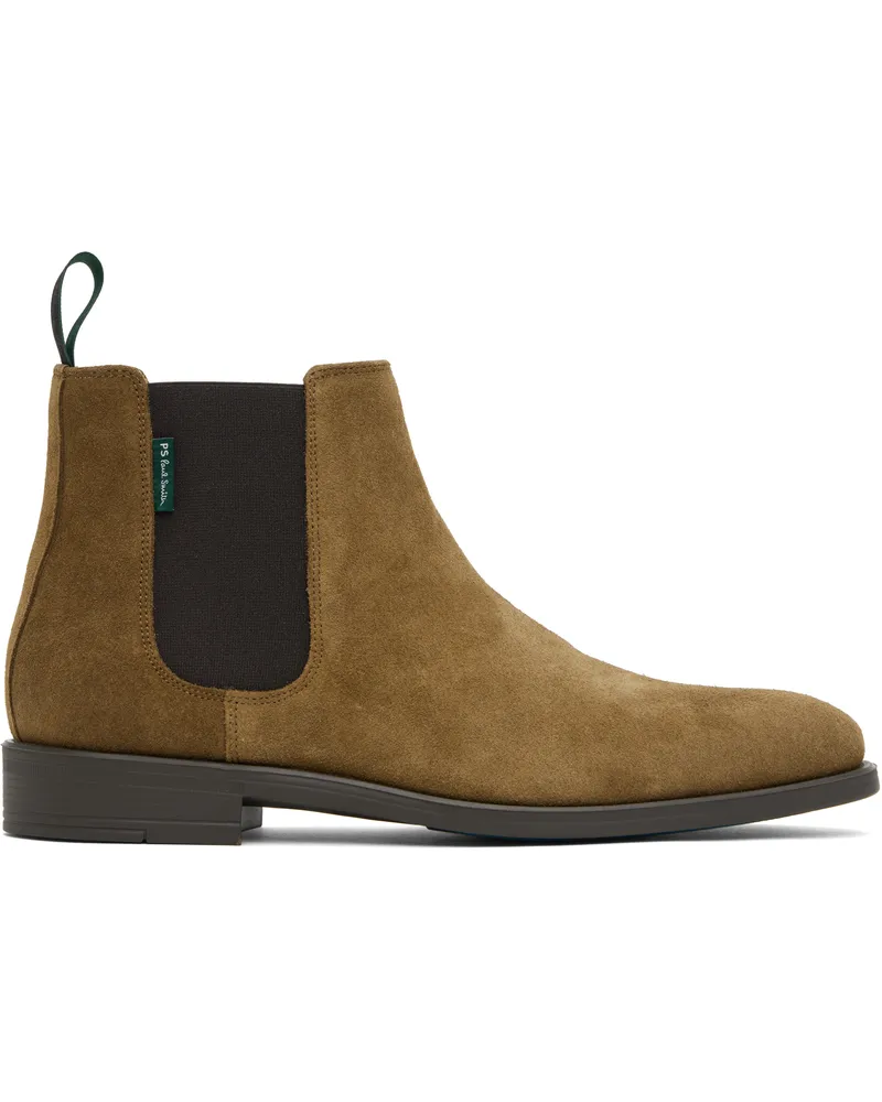 Paul Smith Tan Cedric Chelsea Boots 62