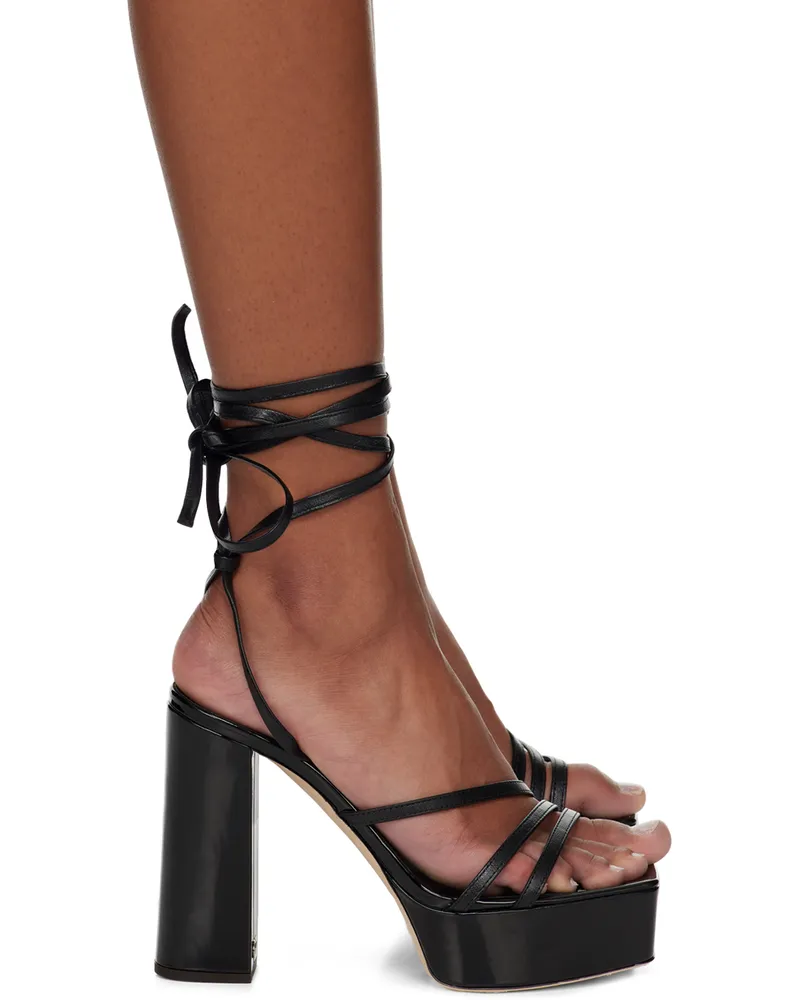 Giuseppe Zanotti Black Flavienne Heeled Sandals Black