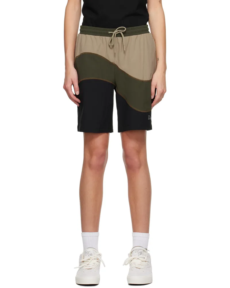 Dime Khaki Wave Shorts Khaki