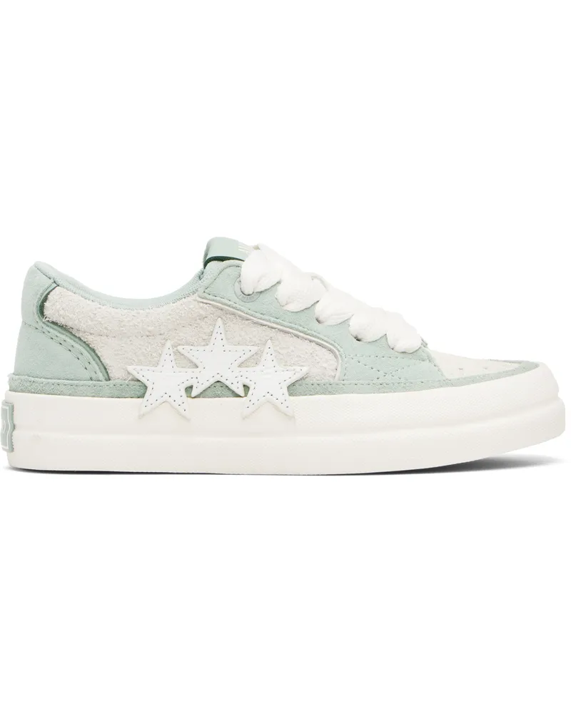 Amiri Gray & Green Sunset Skate Sneakers Frosty