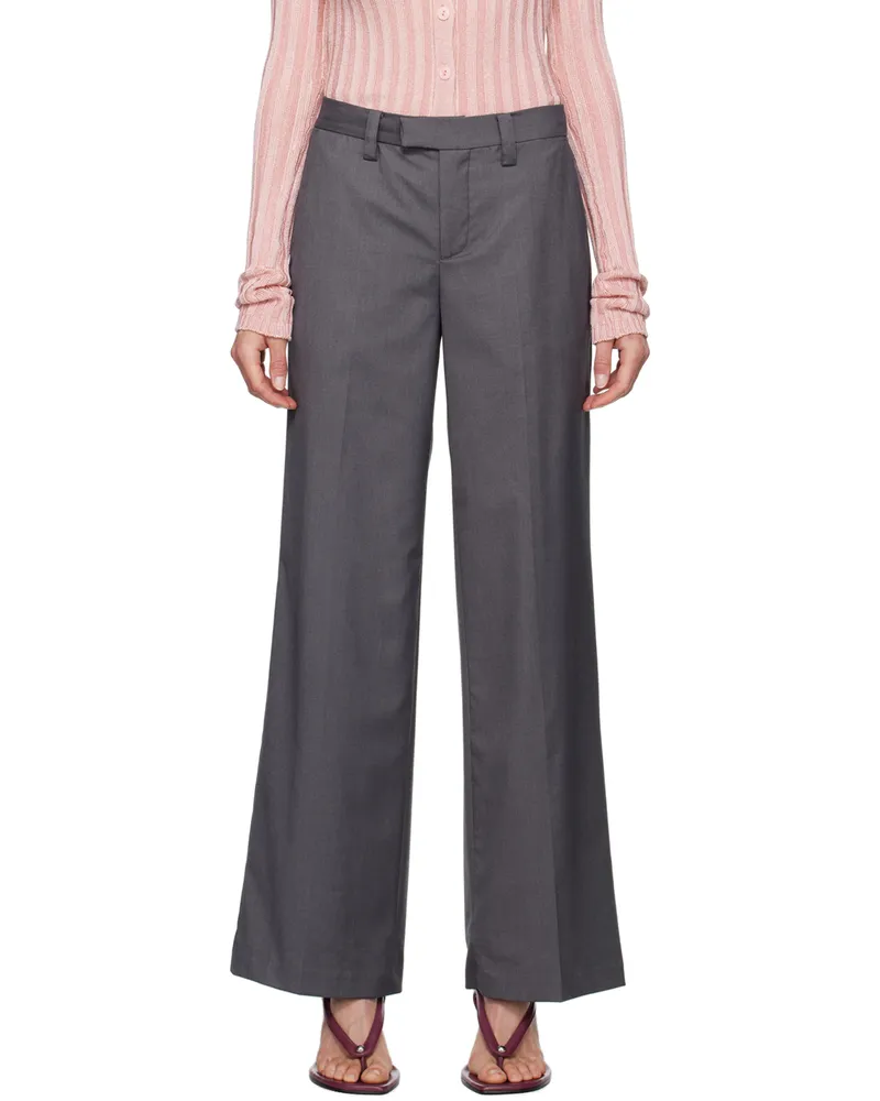GUIZIO Gray Athalia Trousers Stone