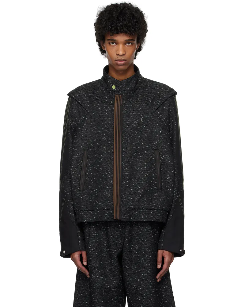 KIKO KOSTADINOV Black Solix Jacket Ash
