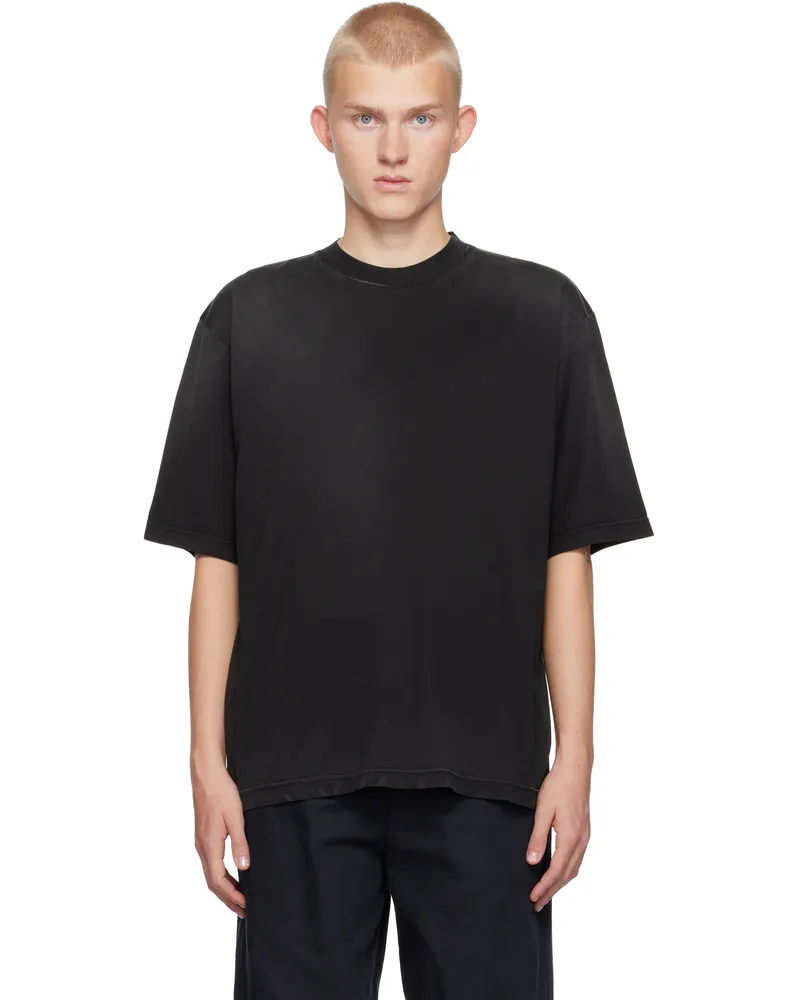 Marni Black Relaxed T-shirt Omnblack