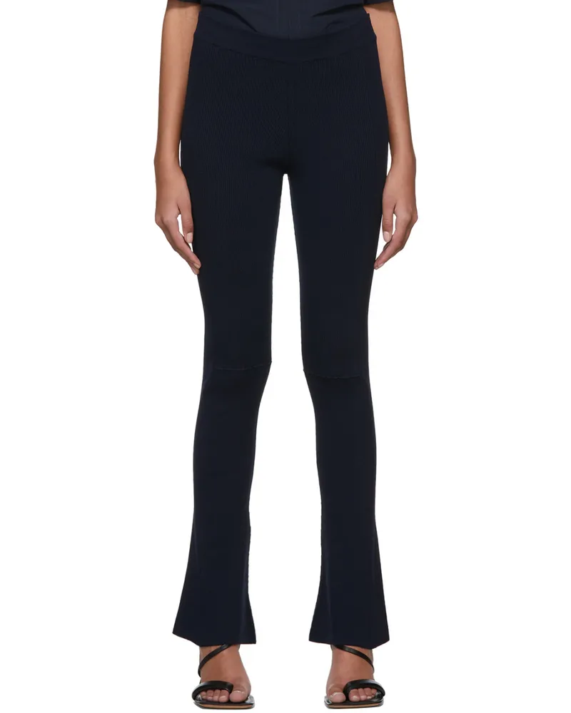 Jacquemus Navy 'Le Pantalon Baunhila' Trousers 380