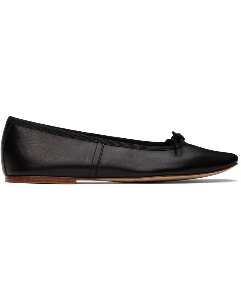 A.P.C. Black Leah Ballerina Flats Lzz