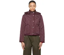 Purple Quilted Jacket