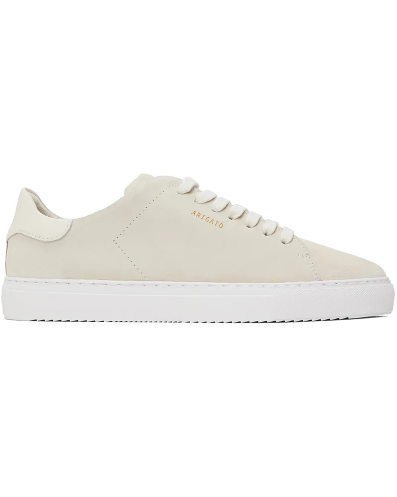 Axel Arigato Beige Clean 90 Suede Sneakers Off