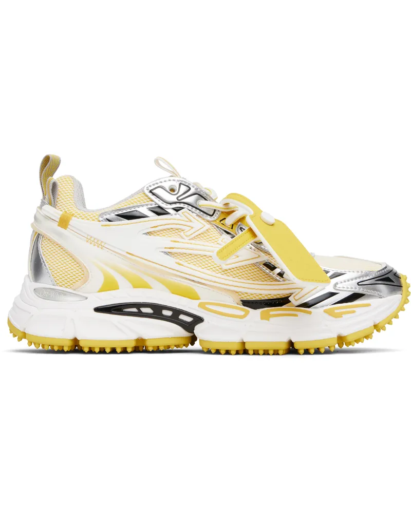 OFF-WHITE Yellow & White Be Right Back Sneakers Yellow