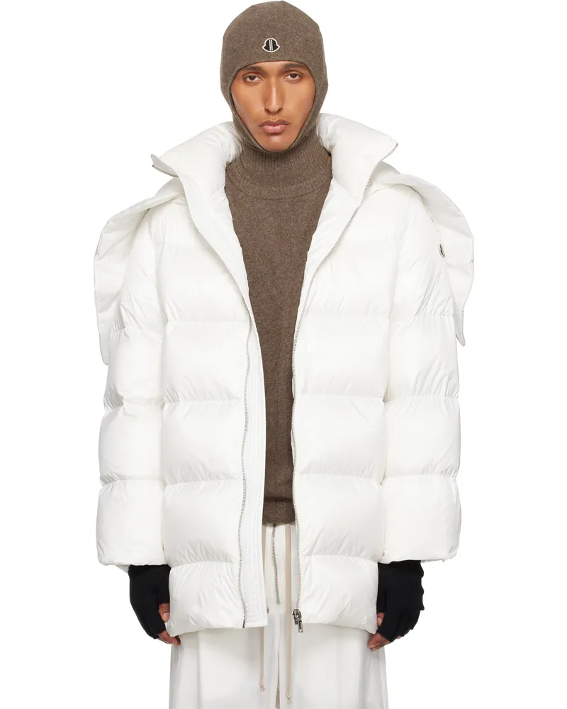 Rick Owens Moncler + Rick Owens Off-White Hooded Cyclopic Jacket 41