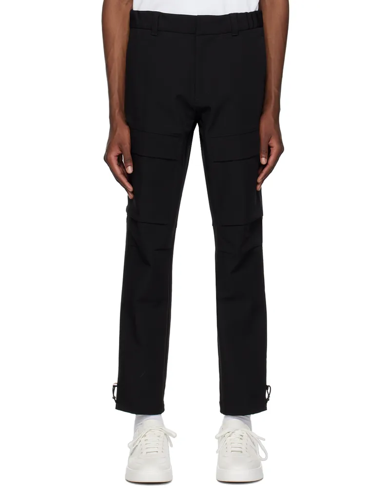 HUGO BOSS Black Darted Cargo Pants 001