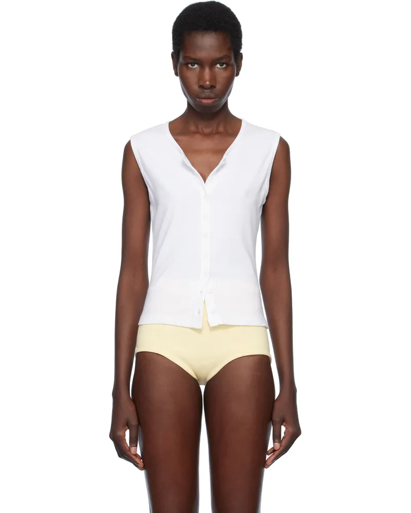 Gil Rodriguez White Sophie Sleeveless Top White