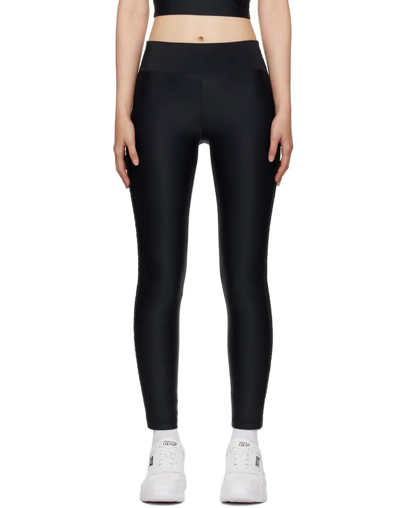 Versace Jeans Black Side Tape Leggings E899