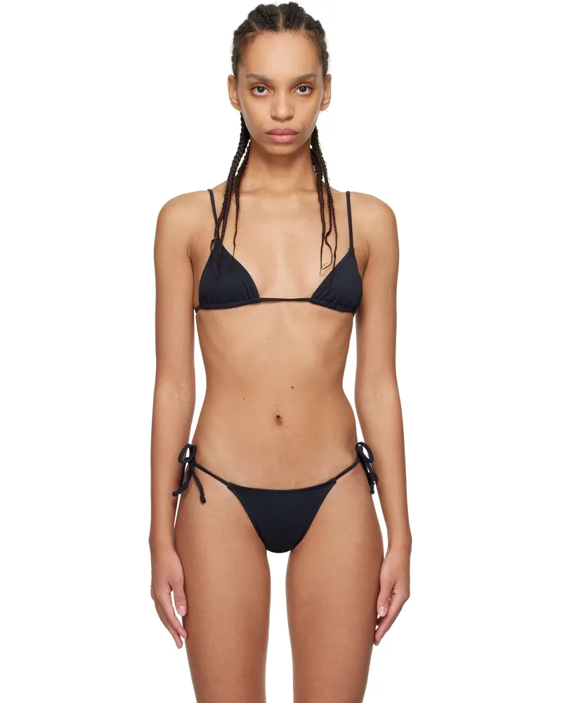 TROPIC of C Black Equator Bikini Top Black