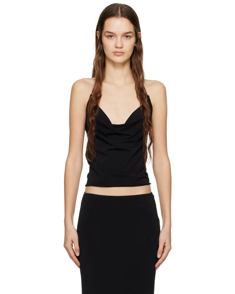 ÉTERNE Black Chloé Tank Top Black