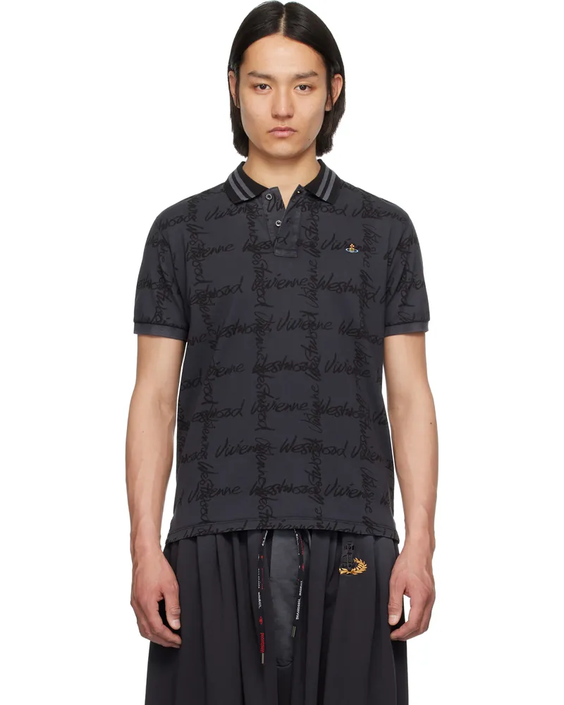 Vivienne Westwood Gray Classic Polo Ss25-p303
