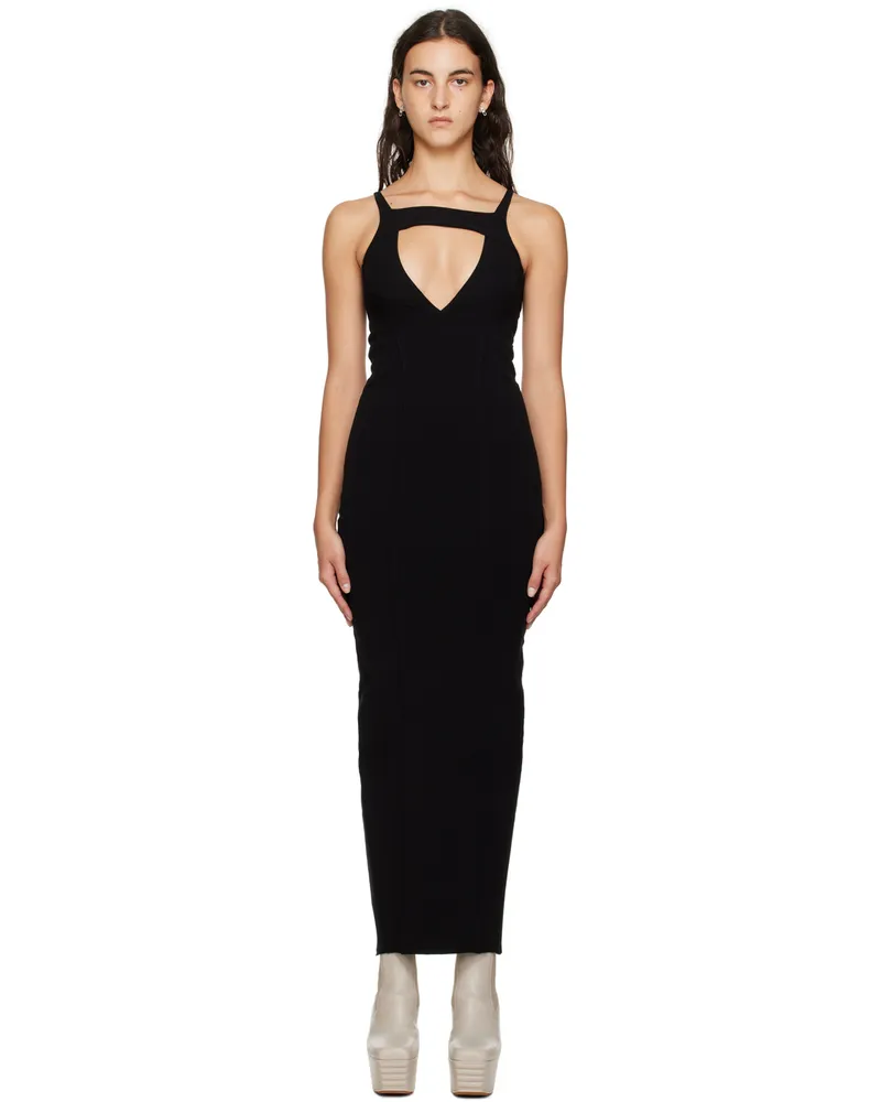 Rick Owens Black Sling Maxi Dress 09