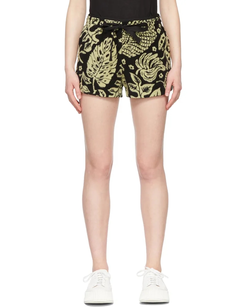 Jil Sander Black Cotton Shorts 332