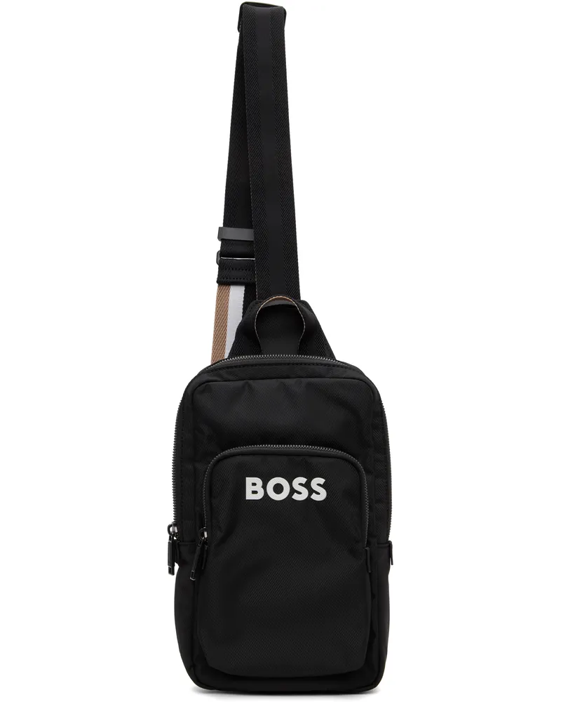 HUGO BOSS Black Bonded-Logo Bag 001-black