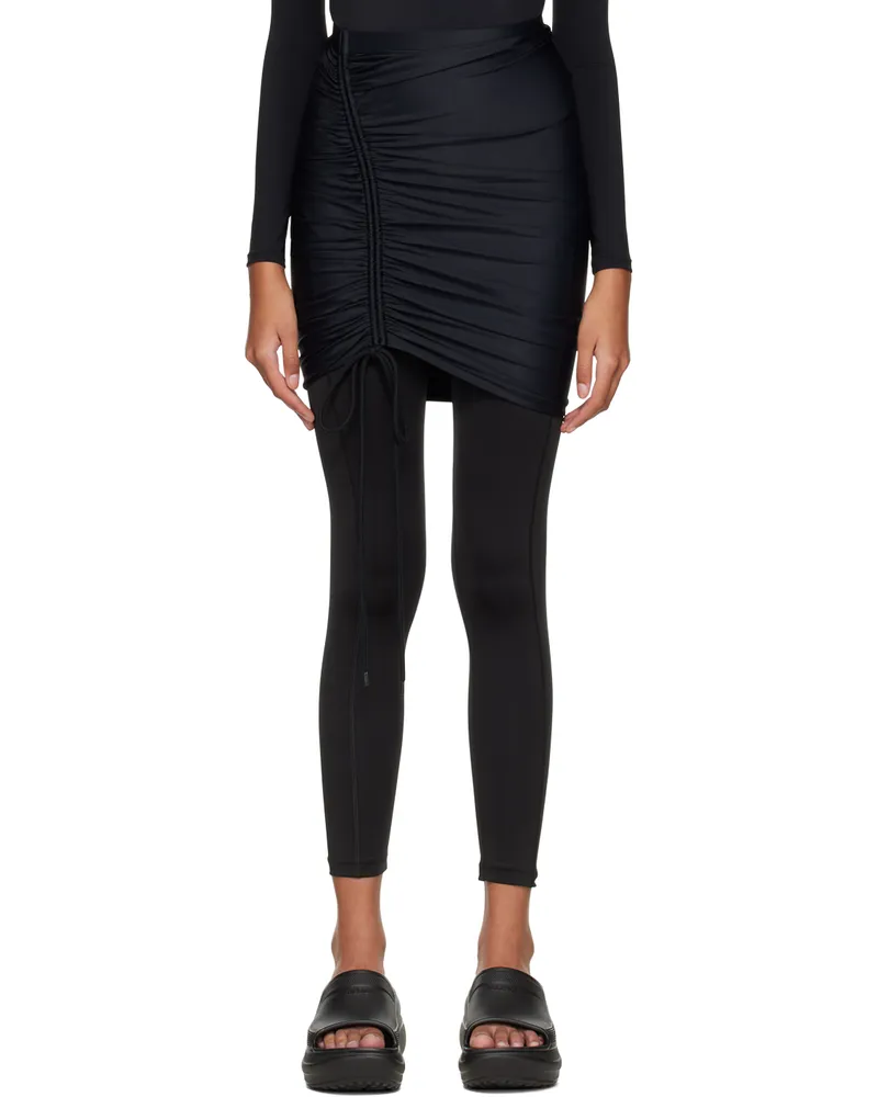 Balenciaga Black Stretch Miniskirt 1000