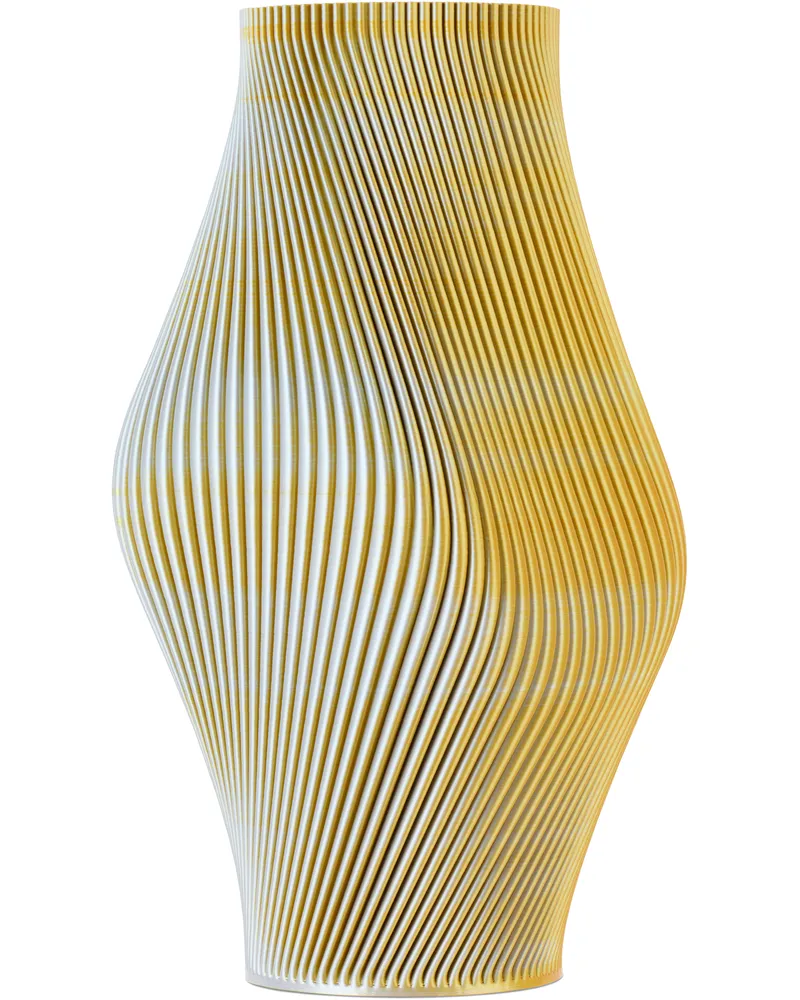 Sheyn SSENSE Exclusive Yellow & Gray Bloz 30 Vase Exclusive
