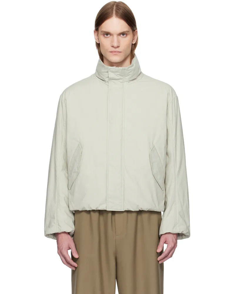 The Row Gray Lucius Jacket Stn