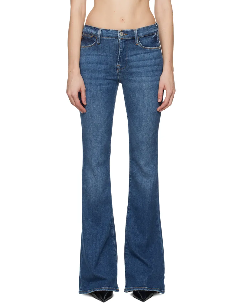 Frame Denim Blue 'Le High Flare' Jeans Best