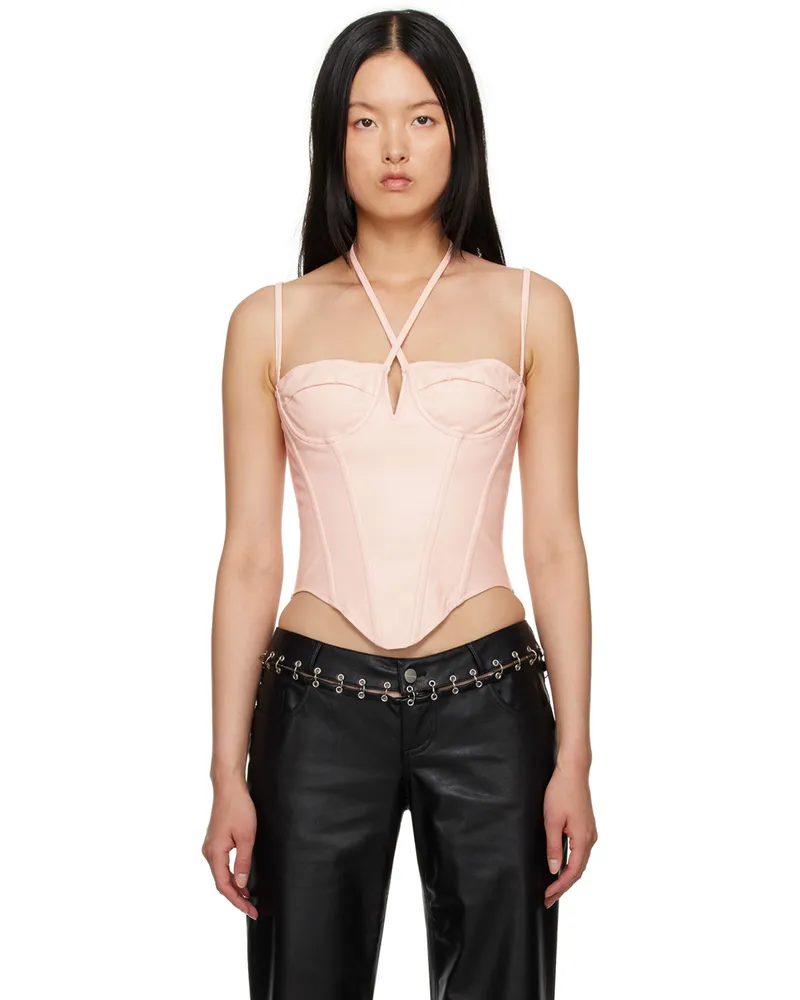 Miaou Pink Aphex Corset Rose