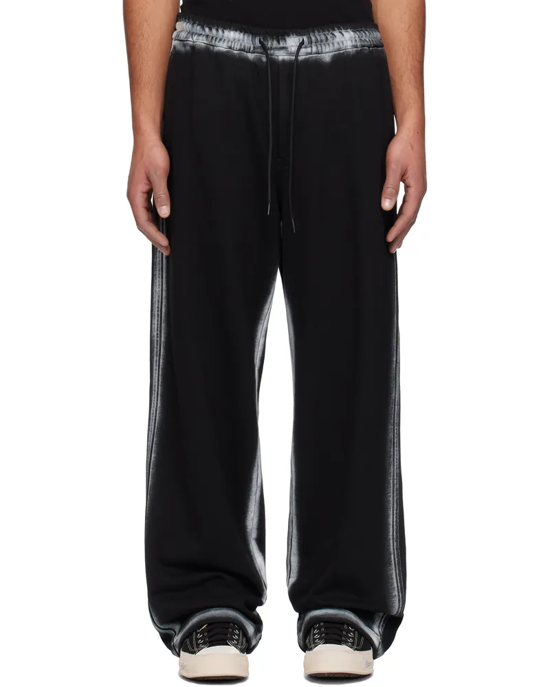 JUUN.J Black Painter Dyed Sweatpants Black