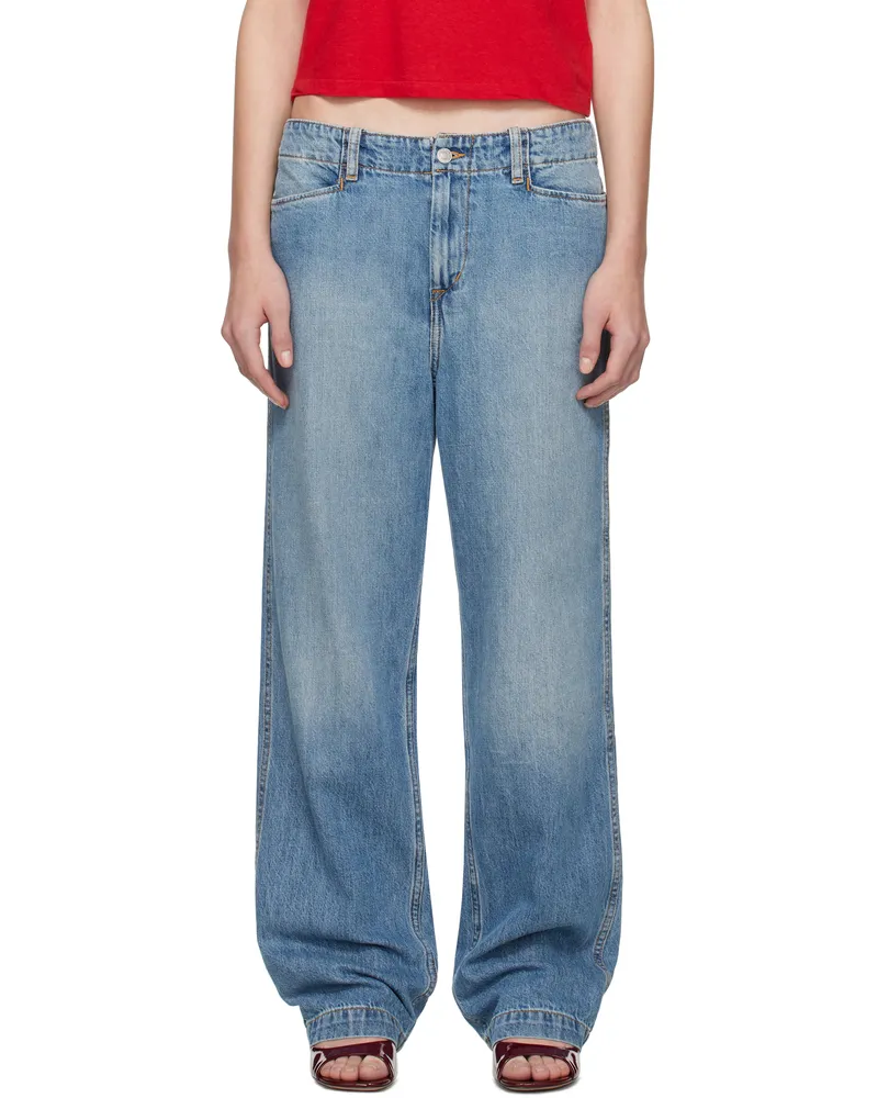RE/DONE Blue 'The Slacker' Jeans Mid