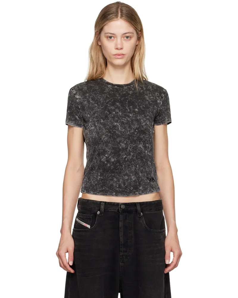 Diesel Black T-Mezzo T-Shirt 9xxa