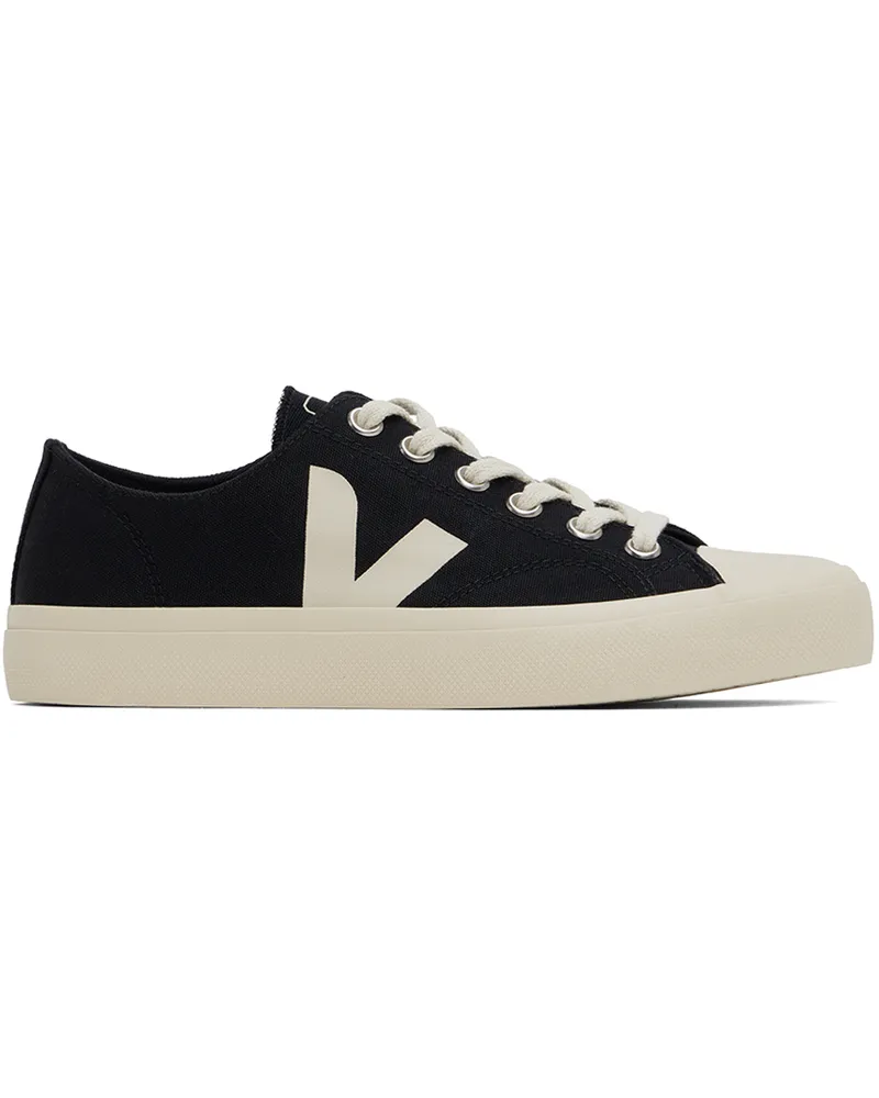 VEJA Black & Off-White Wata II Low Canvas Sneakers Black_pierre
