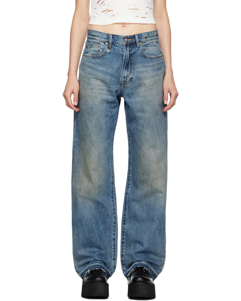 R13 Blue D'Arcy Loose Jeans Barter
