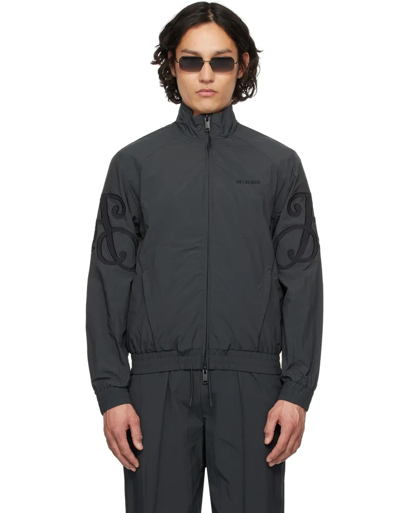 Han Kjøbenhavn Black Regular Track Jacket Anthracite