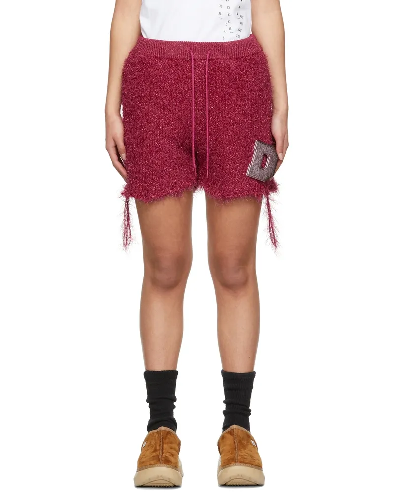 Doublet Pink Metal Letter Shorts Pink