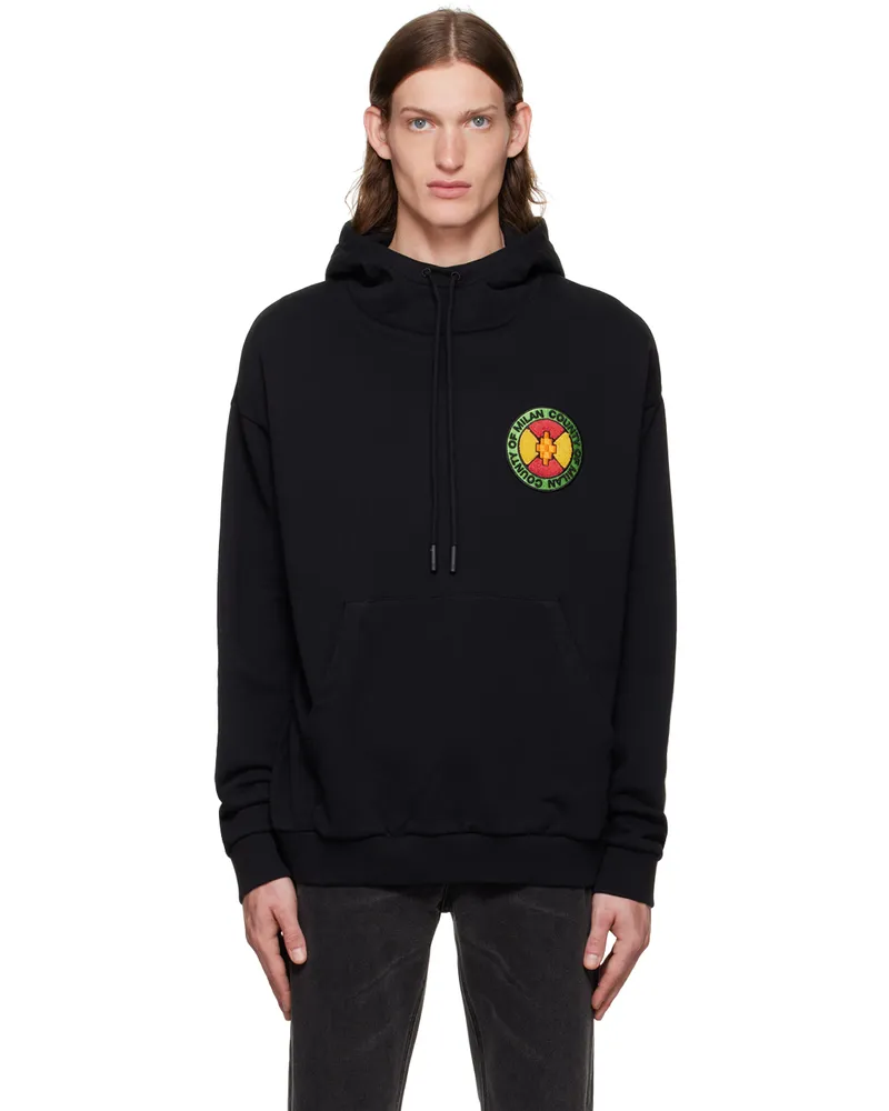 Marcelo Burlon | County of Milan Black County Park Hoodie Black