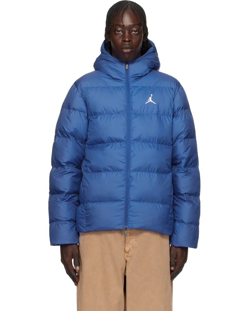 Nike Blue Jordan Brooklyn Puffer Jacket Game