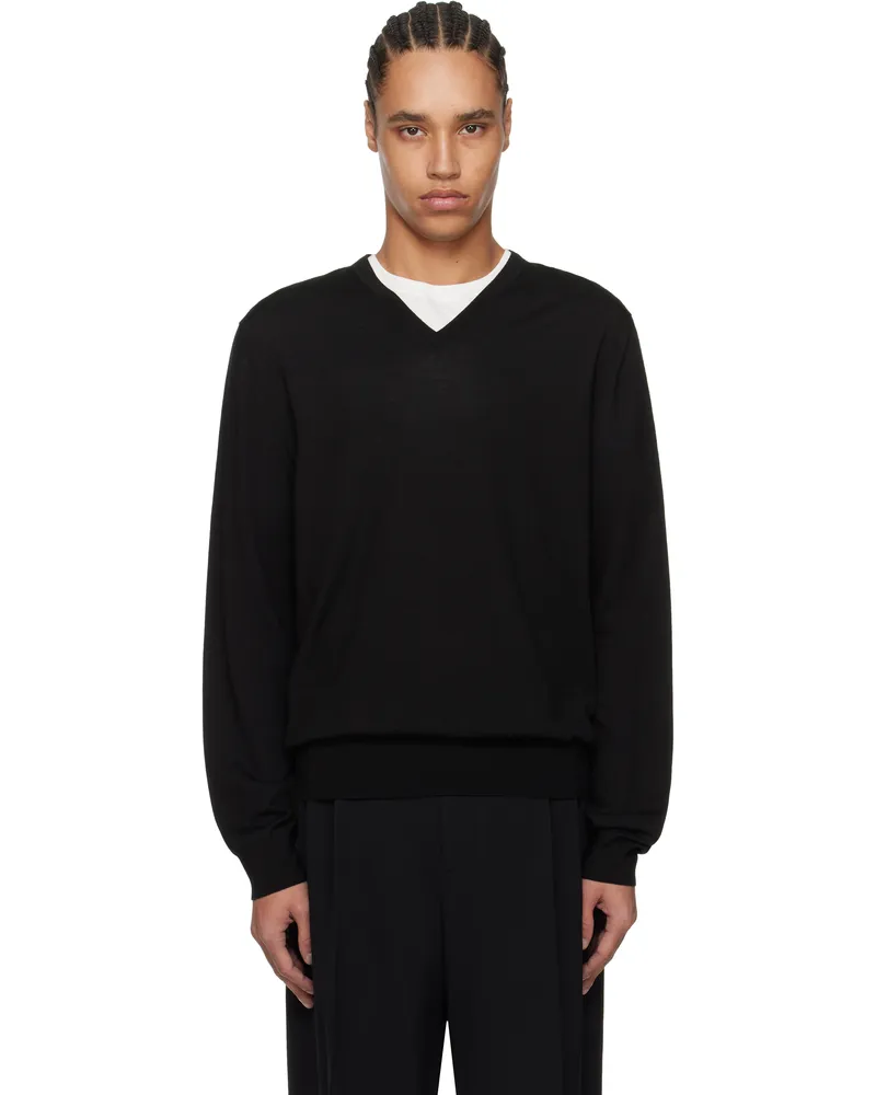 The Row Black Dimarco Sweater Blk