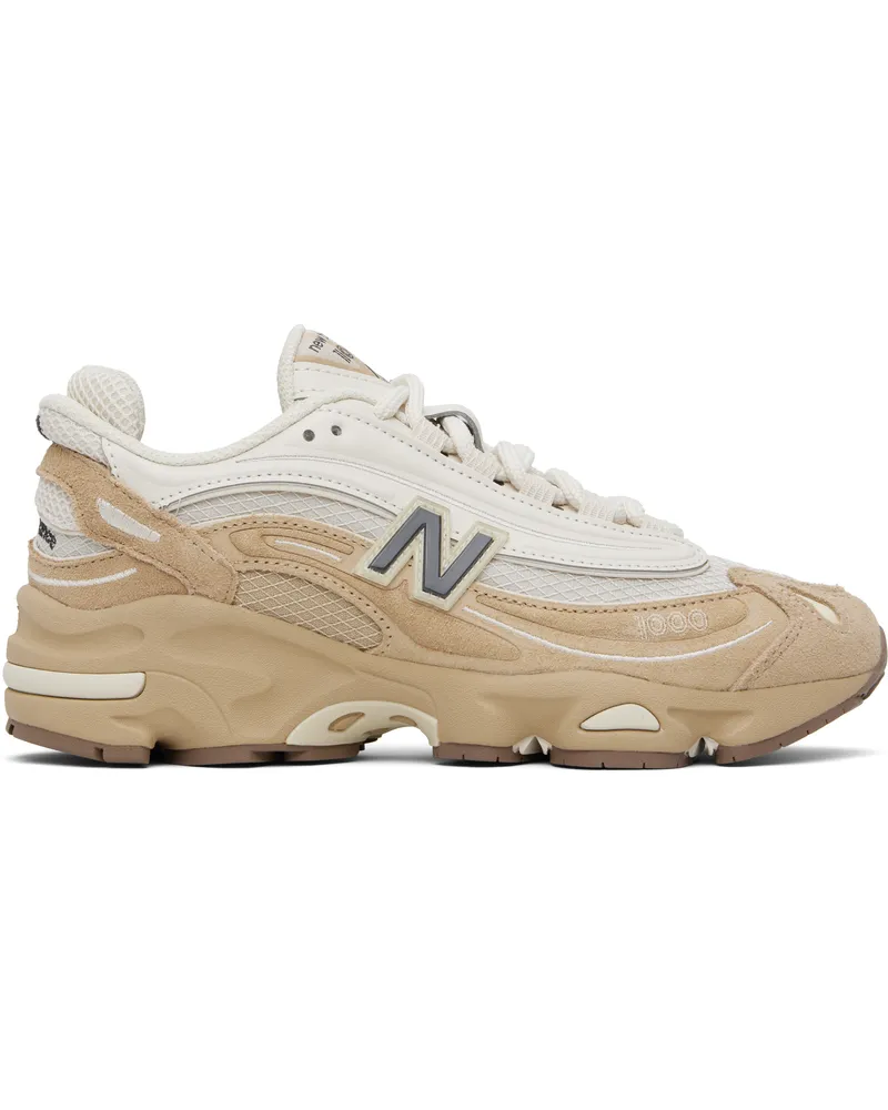 New Balance Beige & Tan 1000 Sneakers Incense