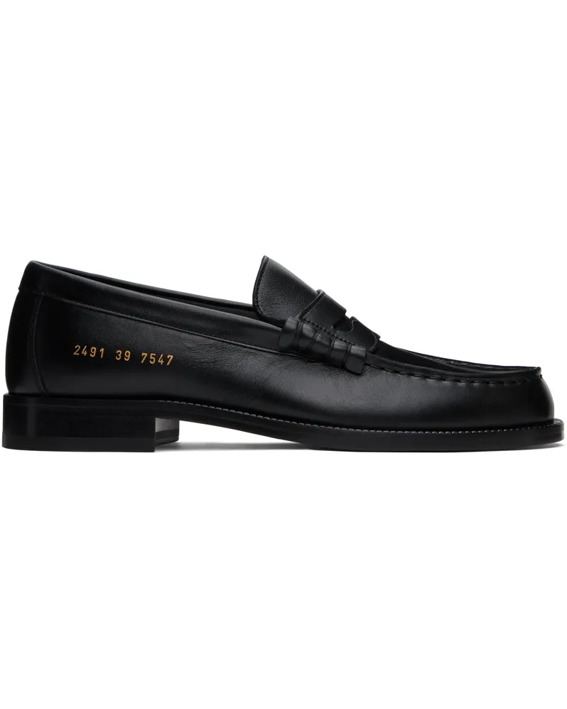 Common Projects Black Soft Loafers *7547