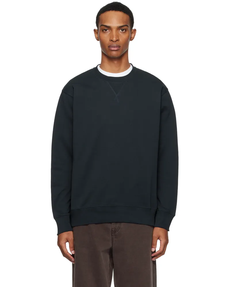Norse Projects Navy 'Norse' Standard Sweatshirt Dark