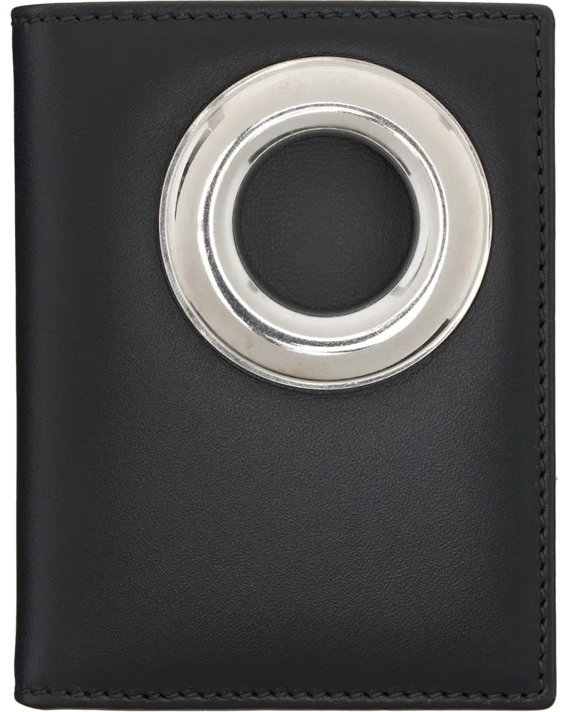 Comme des Garçons Black Eyelet Wallet 1
