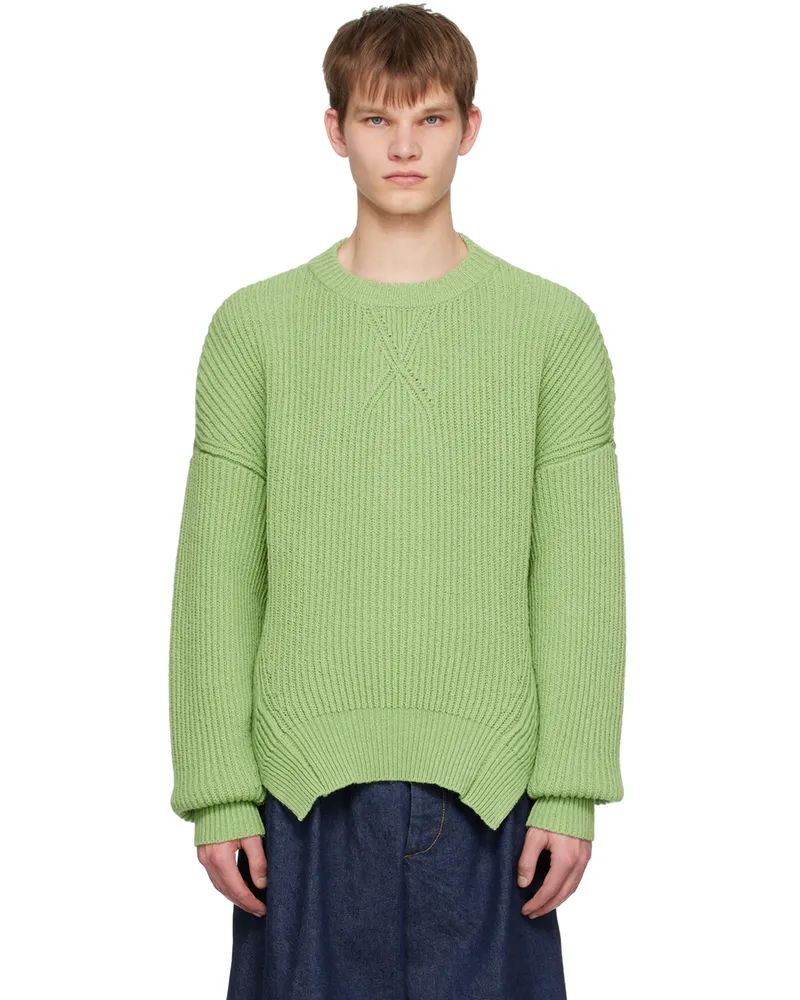 Jil Sander Green Oversized Sweater 328