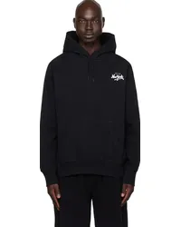 Rag & Bone Black Guest Check Hoodie Black