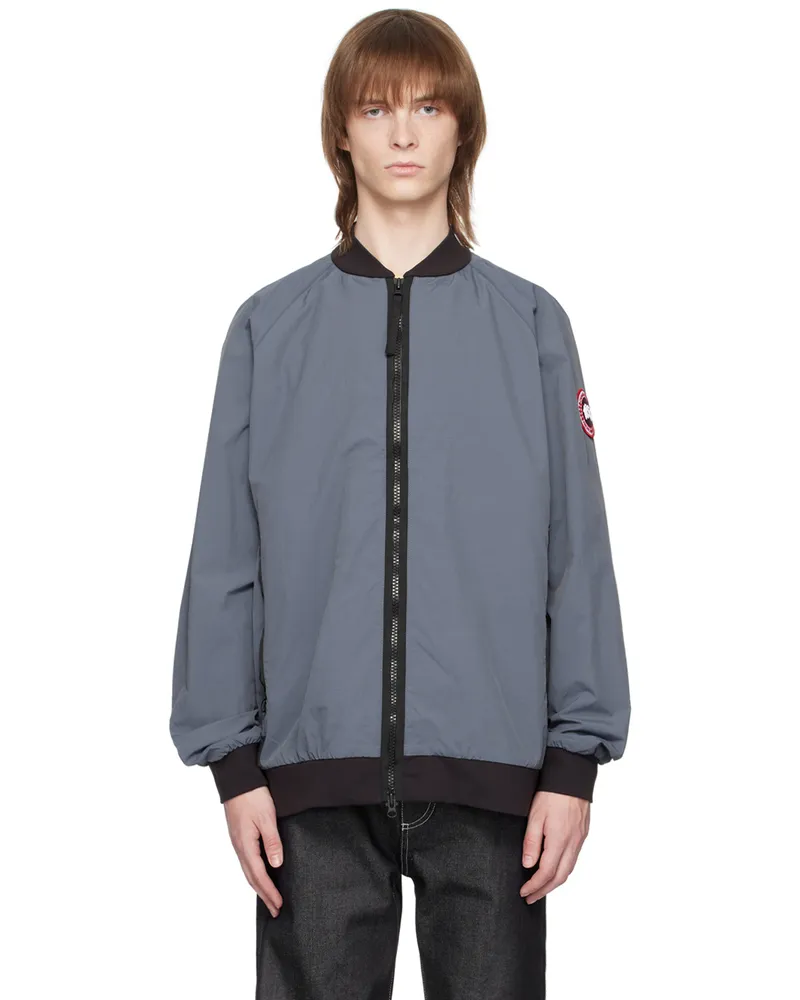 Canada Goose Blue Faber Bomber Jacket Ozone