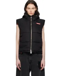 Charles Jeffrey Loverboy Black Zip Vest Black