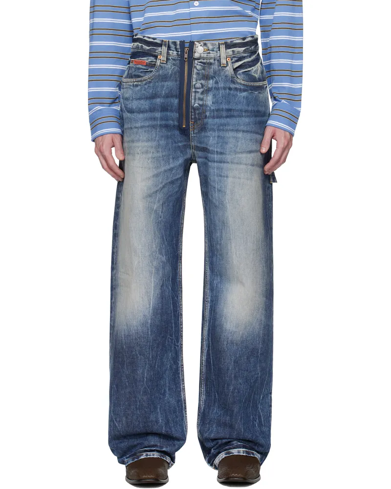 Martine Rose Blue Casual Jeans Blue