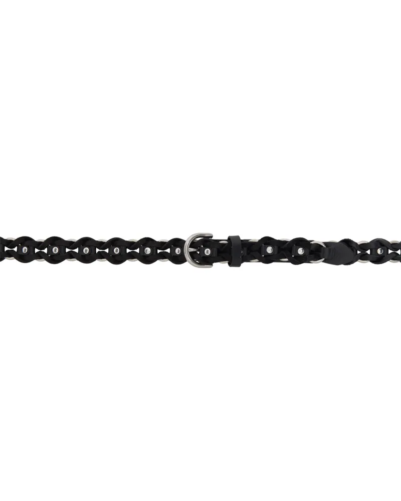 Rag & Bone Black Aria Chain Belt Black