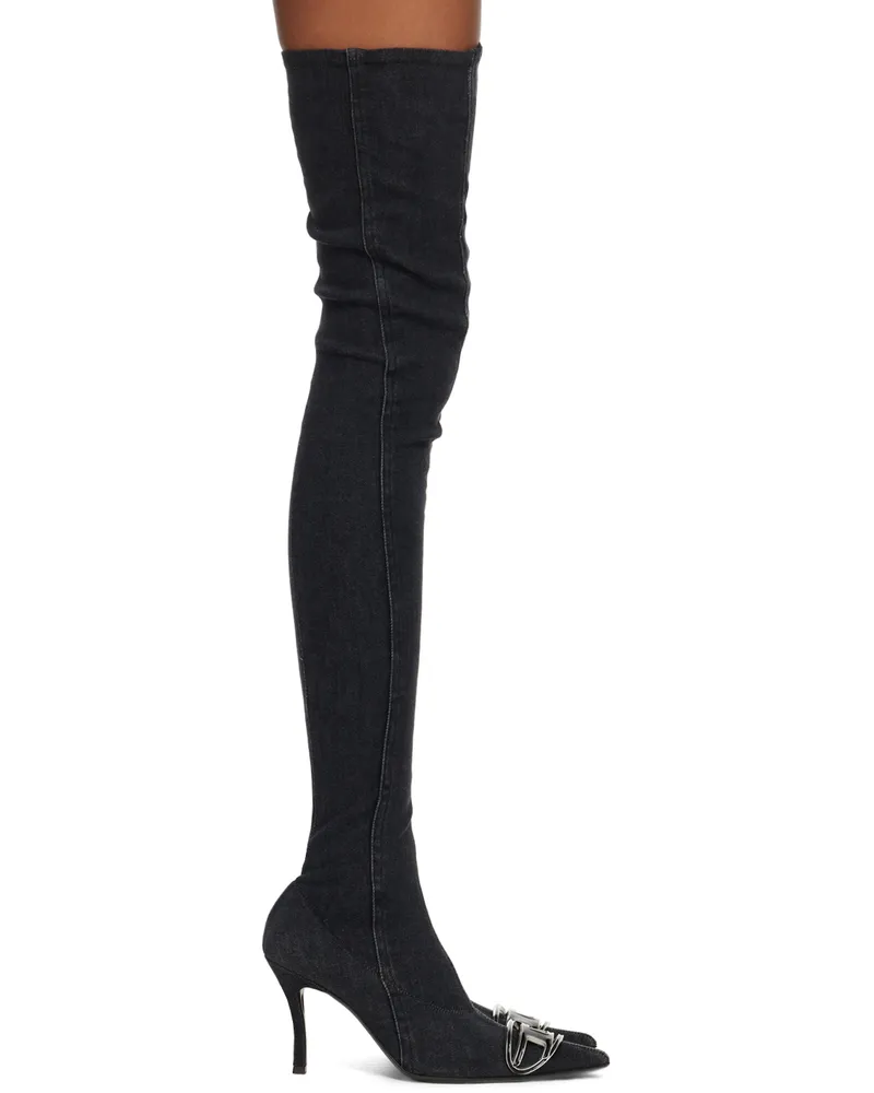 Diesel Black D-Venus Tbt D Boots T8013