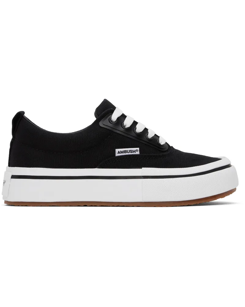 AMBUSH Black Vulcanized Lace Up Sneakers Black