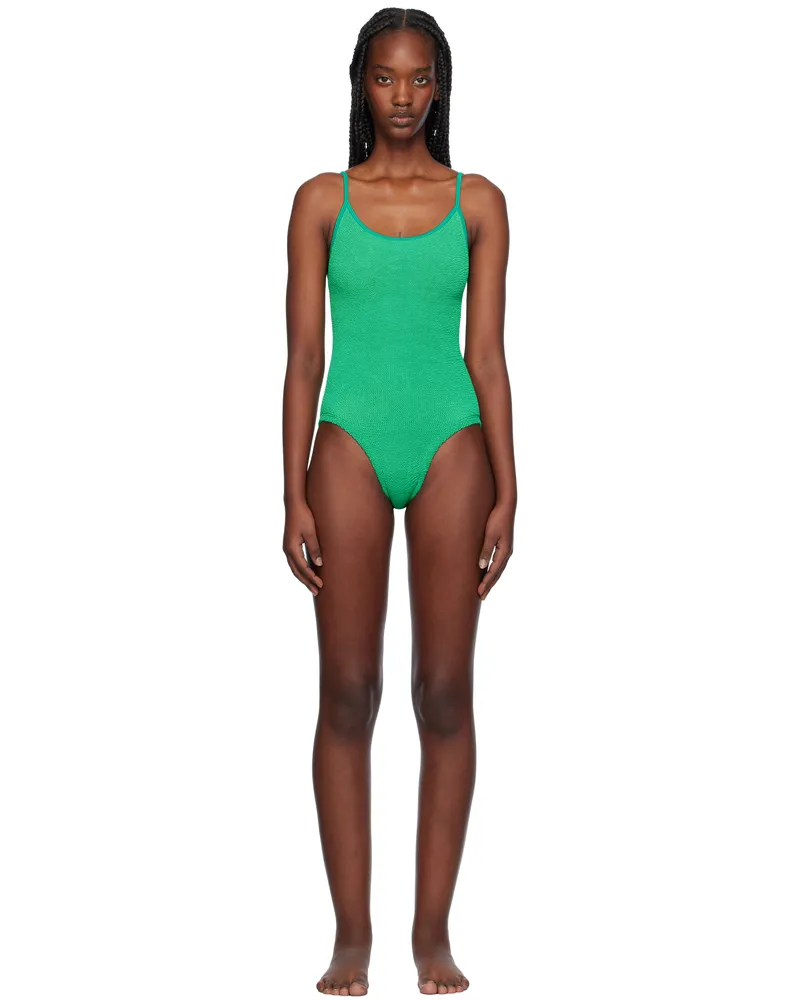 Hunza G Green Pamela Swimsuit Emerald